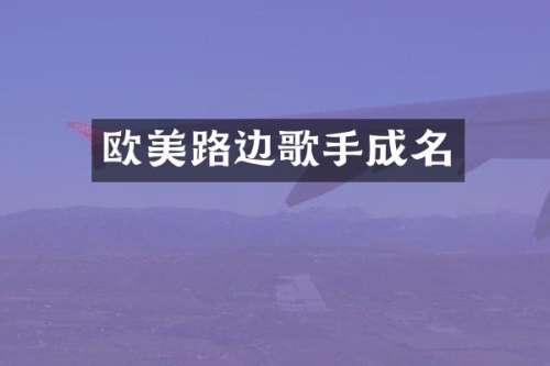 欧美路边歌手成名