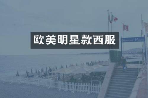 欧美明星款西服
