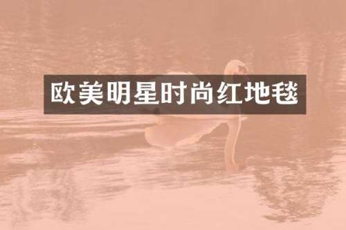 欧美明星时尚红地毯