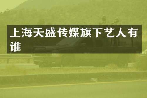 上海天盛传媒旗下艺人有谁