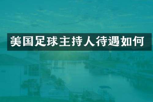 美国足球主持人待遇如何