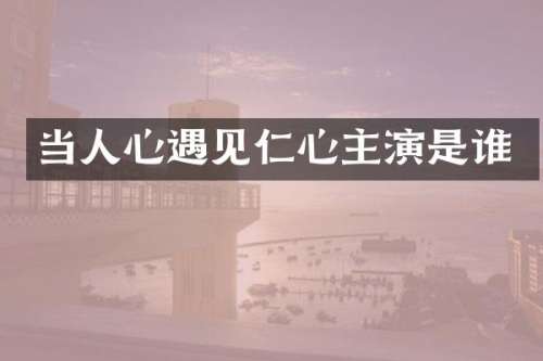 当人心遇见仁心主演是谁