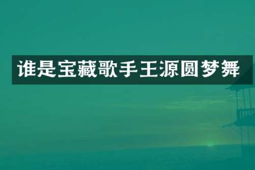 谁是宝藏歌手王源圆梦舞