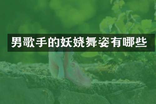 男歌手的妖娆舞姿有哪些