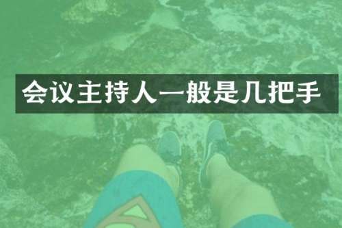 会议主持人一般是几把手