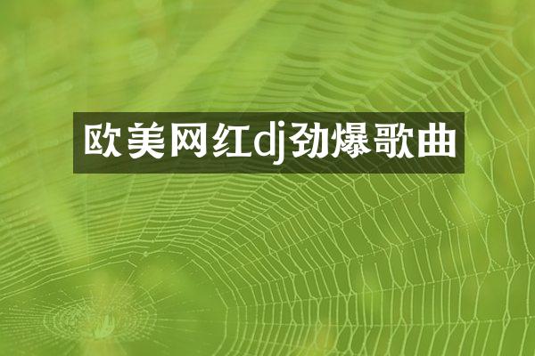 欧美网红dj劲爆歌曲
