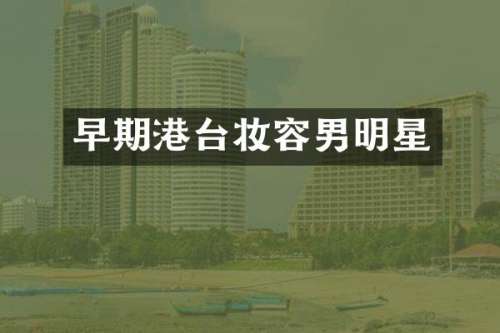 早期港台妆容男明星