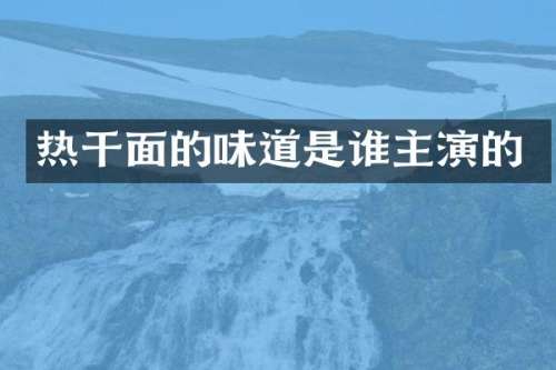 热干面的味道是谁主演的