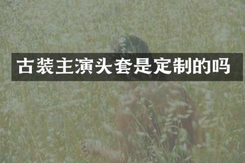 古装主演头套是定制的吗