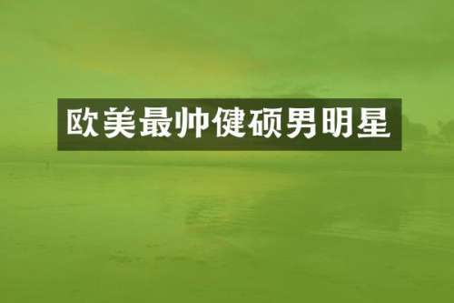欧美最帅健硕男明星