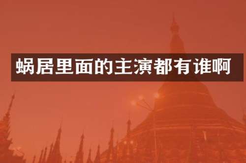 蜗居里面的主演都有谁啊