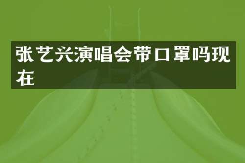 张艺兴演唱会带口罩吗现在