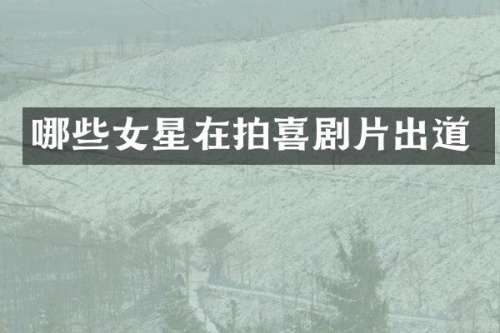 哪些女星在拍喜剧片出道