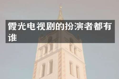 霞光电视剧的扮演者都有谁