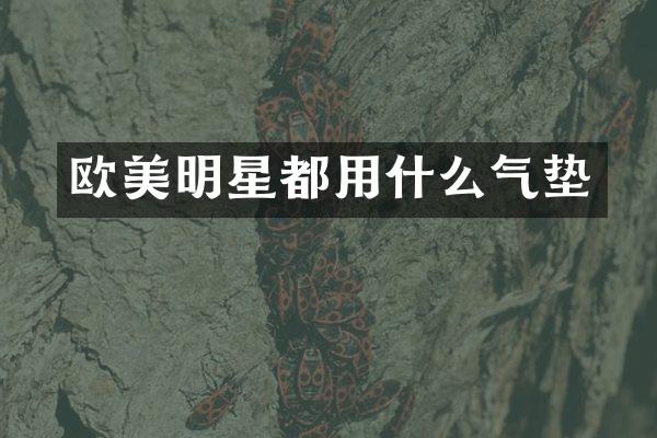 欧美明星都用什么气垫