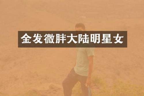 金发微胖大陆明星女