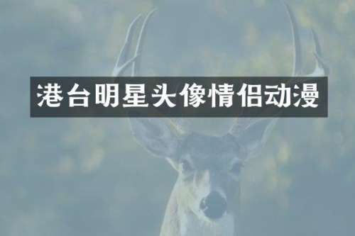 港台明星头像情侣动漫