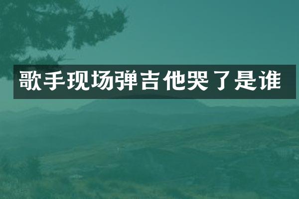 歌手现场弹吉他哭了是谁