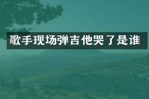 歌手现场弹吉他哭了是谁