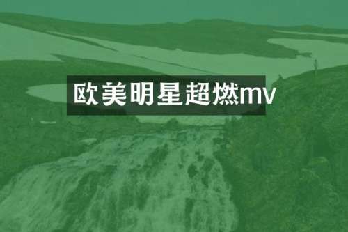 欧美明星超燃mv