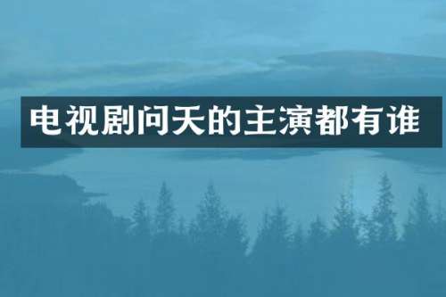 电视剧问天的主演都有谁