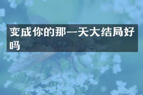 变成你的那一天大结局好吗