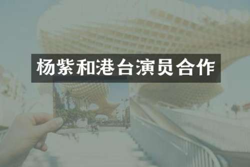 杨紫和港台演员合作