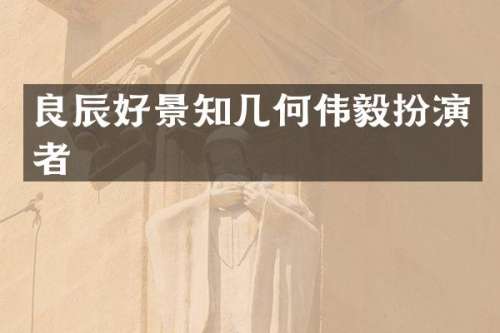 良辰好景知几何伟毅扮演者