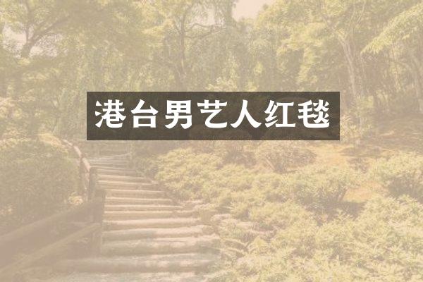港台男艺人红毯
