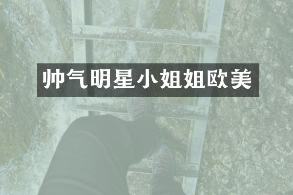 帅气明星姐欧美