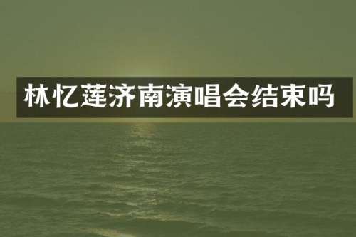 林忆莲济南演唱会结束吗
