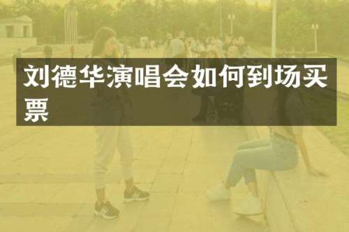 刘德华演唱会如何到场买票