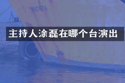 主持人涂磊在哪个台演出