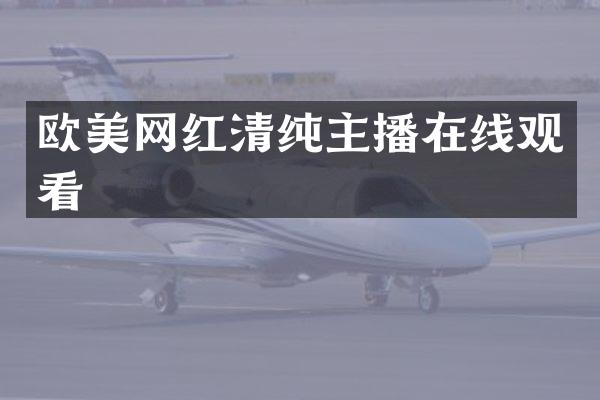 欧美网红清纯主播在线观看