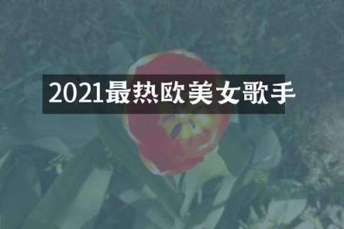 2021最热欧歌手