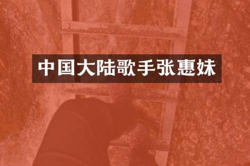 中国大陆歌手张惠妹