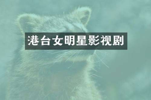 港台女明星影视剧