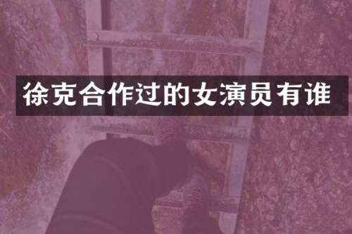 徐克合作过的女演员有谁