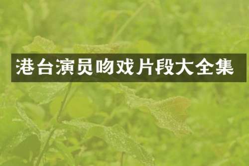 港台演员片段大全集