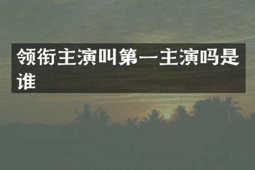 领衔主演叫第一主演吗是谁