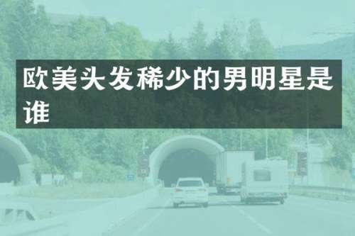 欧美头发稀少的男明星是谁