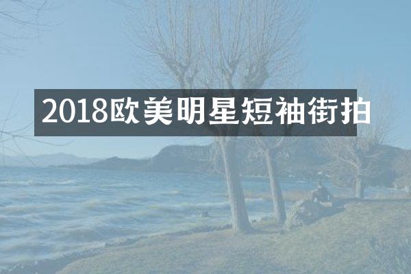 2018欧美明星短袖街拍