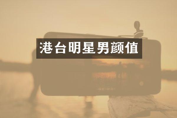 港台明星男颜值