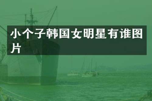 小个子韩国女明星有谁图片