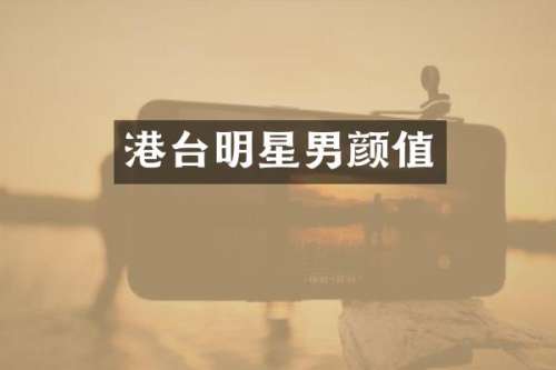 港台明星男颜值