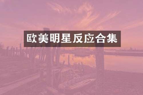 欧美明星反应