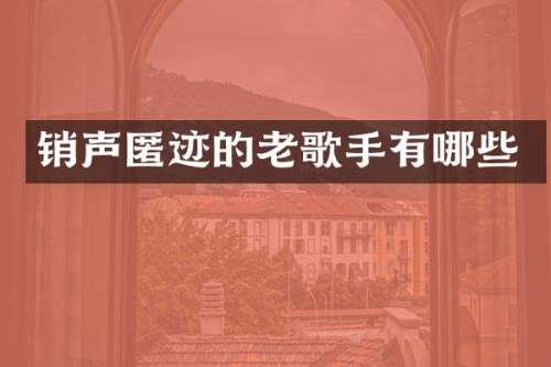 销声匿迹的老歌手有哪些