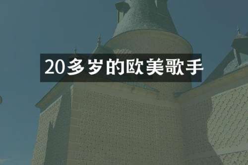 20多岁的欧美歌手