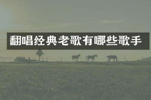 翻唱经典老歌有哪些歌手