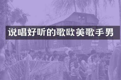 说唱好听的歌欧美歌手男